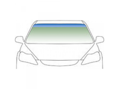 TOYOTA RAV-4 II 2003- СТЕКЛО ВЕТРОВОЕ ЗЕЛЕНОЕ/ГОЛУБАЯ ПОЛОСА - ИЗМЕНЕНИЕ ШЕЛКОГРАФИИ