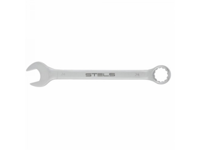 Ключ комбинированный, 24 мм, CrV, матовый хром// STELS