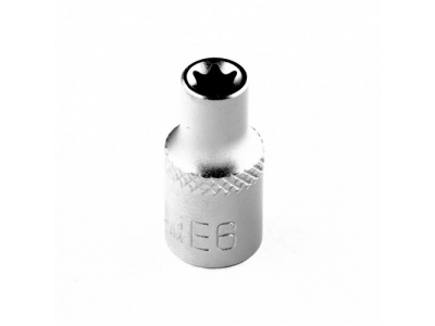 Головка торцевая 1/4, Е6, CrV Stels от STELS Головка торцевая 1/4, Е6, CrV Stels