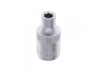 головка торцевая 6-гранная 1/4dr. 4мм от AV STEEL головка торцевая 6-гранная 1/4dr. 4мм