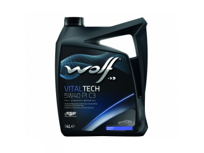 Моторное масло WOLF VITALTECH 5W40 PI C3 4L